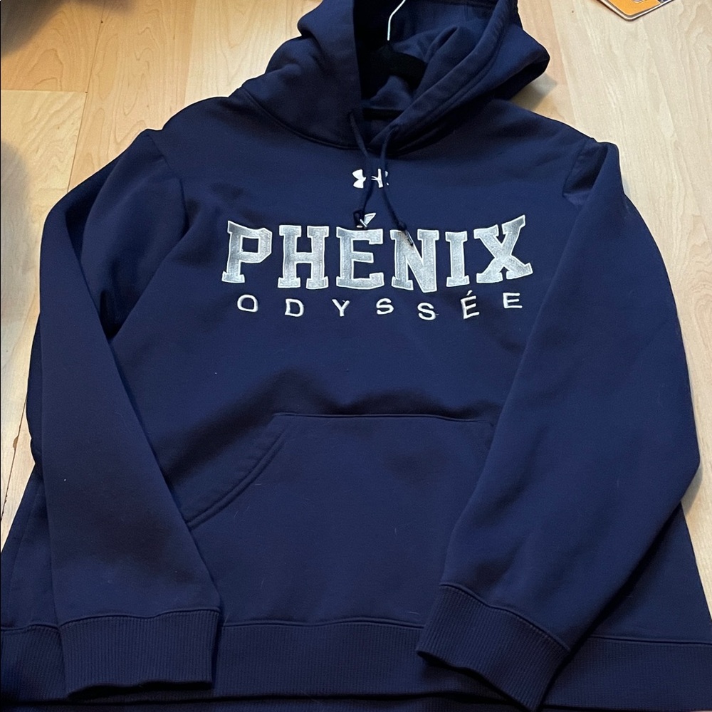 Under Armour Navy Phénix Odyssee Pullover Hoodie